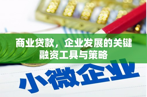 连山商业贷款，企业发展的关键融资工具与策略