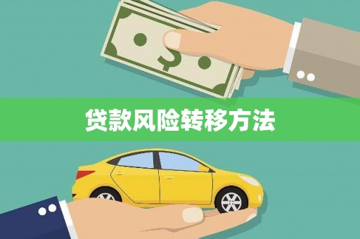 连山贷款风险转移方法