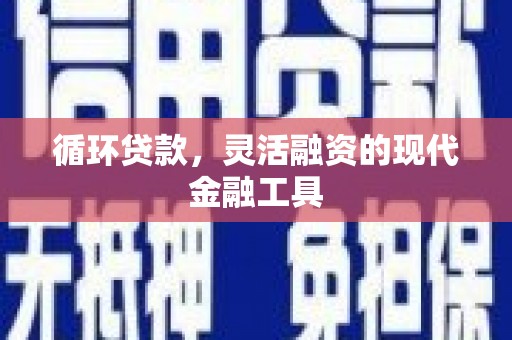 连山循环贷款，灵活融资的现代金融工具