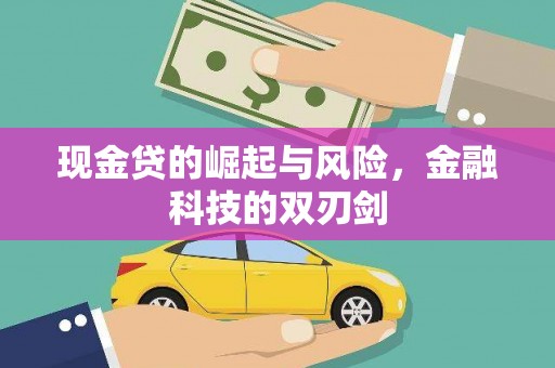 连山现金贷的崛起与风险，金融科技的双刃剑