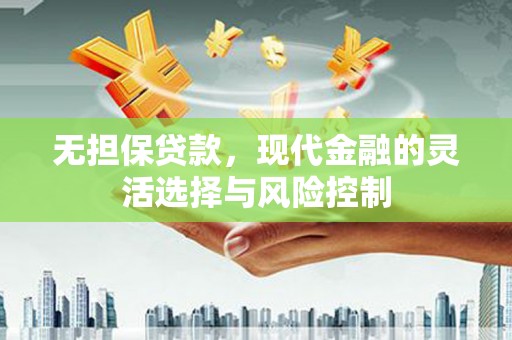连山无担保贷款，现代金融的灵活选择与风险控制