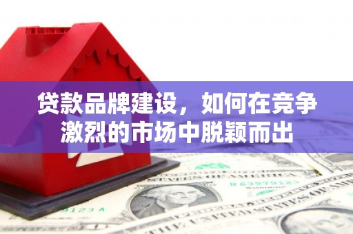 连山贷款品牌建设，如何在竞争激烈的市场中脱颖而出