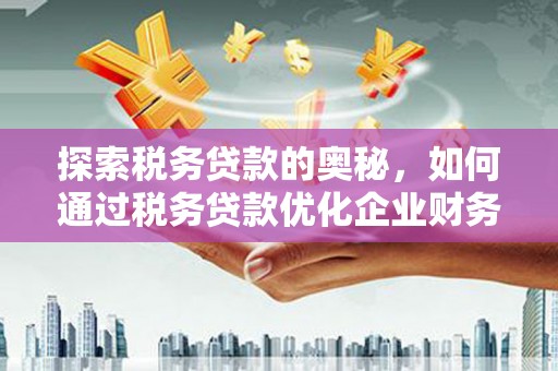 连山探索税务贷款的奥秘，如何通过税务贷款优化企业财务