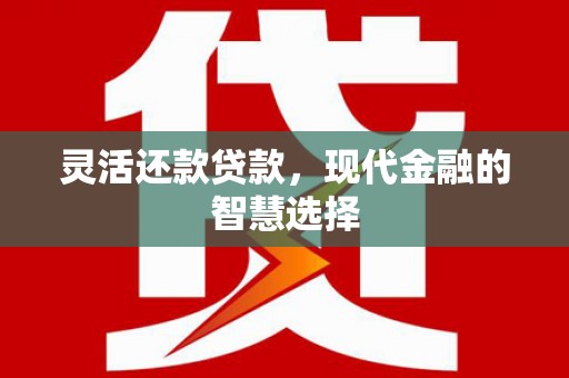 连山灵活还款贷款，现代金融的智慧选择