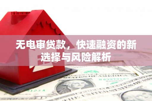 连山无电审贷款，快速融资的新选择与风险解析