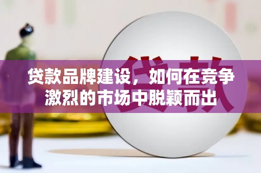 连山贷款品牌建设，如何在竞争激烈的市场中脱颖而出
