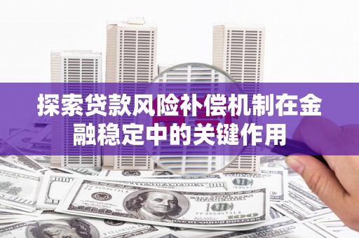 连山探索贷款风险补偿机制在金融稳定中的关键作用