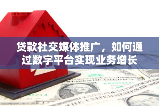 连山贷款社交媒体推广，如何通过数字平台实现业务增长
