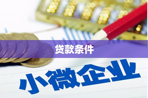 连山贷款条件