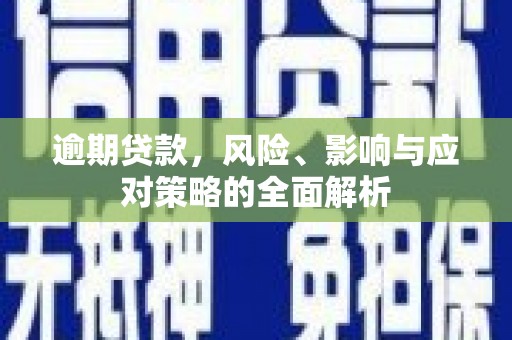 连山逾期贷款，风险、影响与应对策略的全面解析