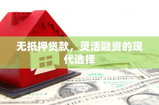 连山无抵押贷款，灵活融资的现代选择