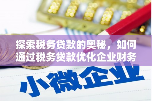 连山探索税务贷款的奥秘，如何通过税务贷款优化企业财务