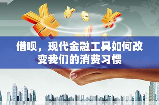 连山借呗，现代金融工具如何改变我们的消费习惯