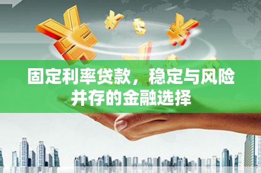 连山固定利率贷款，稳定与风险并存的金融选择