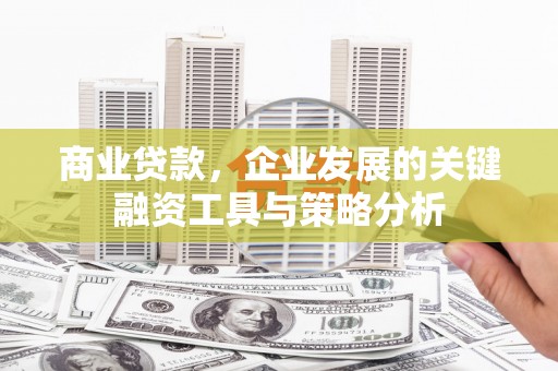 连山商业贷款，企业发展的关键融资工具与策略分析