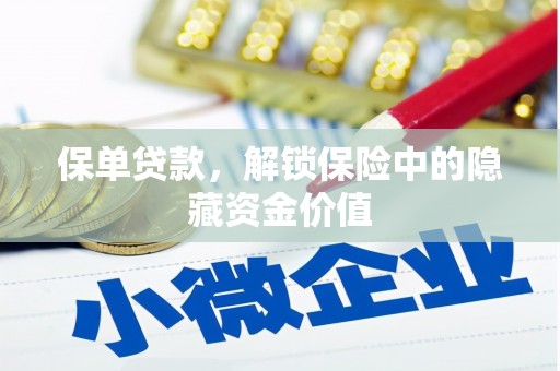连山保单贷款，解锁保险中的隐藏资金价值