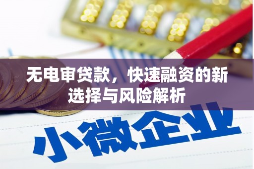 连山无电审贷款，快速融资的新选择与风险解析
