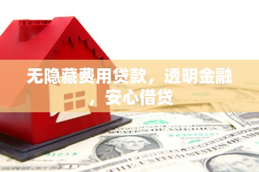 连山无隐藏费用贷款，透明金融，安心借贷