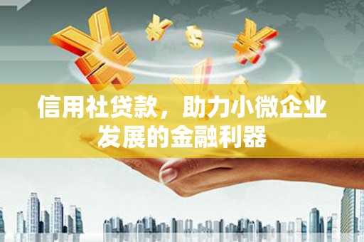 连山信用社贷款，助力小微企业发展的金融利器