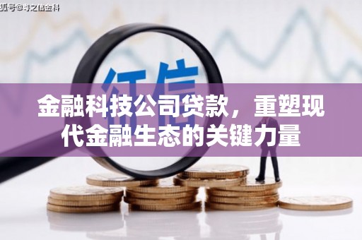 连山金融科技公司贷款，重塑现代金融生态的关键力量