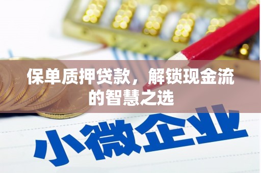 连山保单质押贷款，解锁现金流的智慧之选