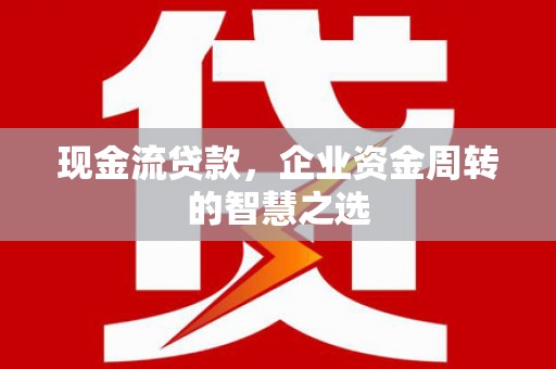 连山现金流贷款，企业资金周转的智慧之选