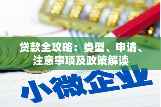 连山贷款全攻略：类型、申请、注意事项及政策解读